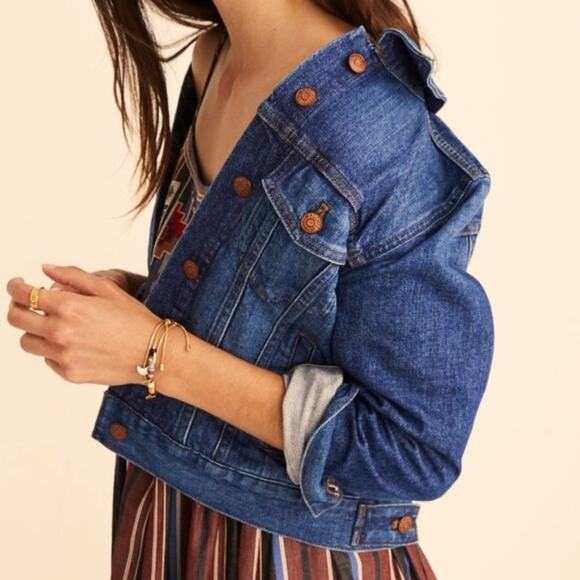 Madewell Jean Jacket in Briarwood Wash Size Small SOLD OUT Online Trucker - Picture 1 of 9